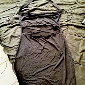 Black Halter Dress